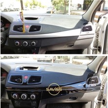FD Damla Etiket Renault Fluence Otomatik Vites Uyumlu Parlak Siyah Full Set,torpido Konsol Maun Kaplama (Pianoblack)