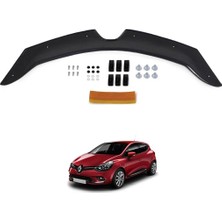 FD Damla Etiket Renault Clio 4 Ön Kaput Koruyucu Rüzgarlığı 2012-2020 Yılı Arası