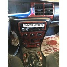 FD Damla Etiket Opel Vectra B Full Set Torpido, Konsol, Trim, Göğüs Kaplama Seti Maun Renk