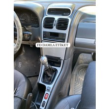FD Damla Etiket Renault Laguna 1 Full Set  Torpido, Konsol, Trim, Göğüs Kaplama  Set Gümüş Gri Renk Özel Dizayn