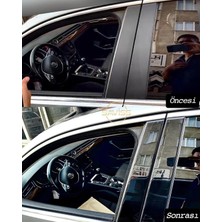 FD Damla Etiket Passat B8 1.kalite 3m Bant Kapı Direk Maun Kaplama ,dış Cam Çıta Kaplama,piano Black Siyah
