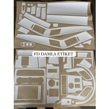 FD Damla Etiket Mercedes Sprinter Full Set Maun Kaplama Seti Beyaz Renk