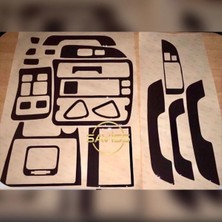 FD Damla Etiket Toyota Corolla Efsane Kasa,4 Cam Otomatik Için,parlak Siyah Ful Set Torpido Maun Kaplama(Pianoblack)