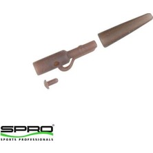 T.d. Spro Strat Set Clip+Tailrubber Silt 1/5