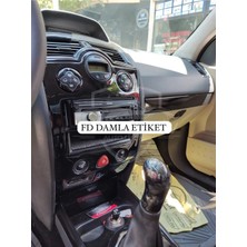 FD Damla Etiket Renault Megane 2 Süper Set  Torpido, Konsol, Trim, Göğüs Kaplama  Set Piano Black Renk Özel Dizayn