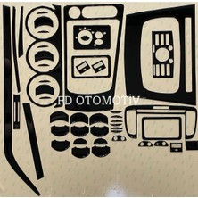 FD Damla Etiket Ford Connect 2009 - 2014 Torpido, Konsol, Trim, Göğüs Kaplama Seti Piano Black Renk