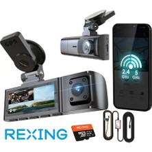 Rexing Rexıng R316 4K Gps Wıfı 64GB Sd Kart Arac Kamerası