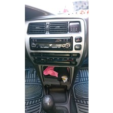 FD Damla Etiket Toyota Corolla Efsane Kasa 2 Cam Açmalı Torpido, Konsol, Trim, Göğüs Kaplama Seti Gümüş Gri Renk