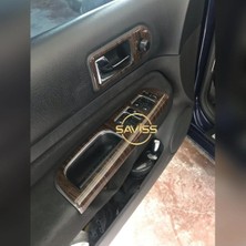 FD Damla Etiket Volswagen Bora Özel Desen Koyu Meşe Full Set Torpido Konsol Maun Kaplama (Koyu Meşe)