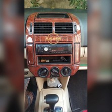 FD Damla Etiket Volkswagen Polo 9n Uyumlu Maun Gül Desen Full Set Torpido Konsol Maun Kaplama (Gül Desenli Maun)