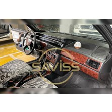 FD Damla Etiket Fiat Tempra Tipo 54 Parça Maun Gül Desen Full Set Torpido Konsol Maun Kaplama(Klimasız Model Uyumlu)