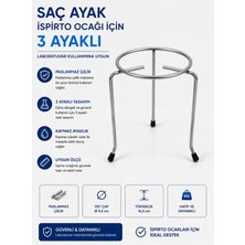 Labolist Saç Ayak Ispirto Ocağı Için 3 ayaklı