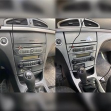 FD Damla Etiket Renault Laguna 2 - Faz 2 Full Set , Gümüş Gri Konsol Maun Kaplama (Gümüş Gri)