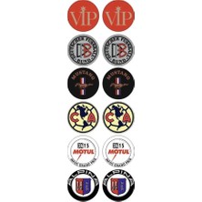 FD Damla Etiket Plaka Damla Etiket Pulu Plaka Pulu Plaka Pul Sticker 12 Adet Damla Plaka Pul Set Özel Dizayn