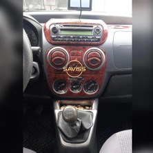 FD Damla Etiket Fiat Fiorino Mega Full Set Gül Desenli Maun, Torpido Konsol Maun Kaplama (Gül Desenli Maun)