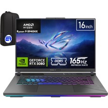 Asus Rog Strix G16 G614PW-RV035EP5 Ryzen 9-8940HX 64GB Ram 2tb SSD RTX5080 Windows 11 Pro 16" Wuxga 165Hz + Elektropasaj Çanta