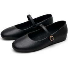 Patron Shoes Kadın Gizli Ökçeli Babet – Tokalı Günlük Şık ve Rahat Ayakkabı