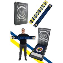 Fenerbahçe Unısex Atatürk Şal Lazer Kutu Hediyeli