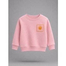 DoaMini Kız Çocuk Güneş Nakış Detay Sweat