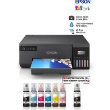 Epson L8050 Ecotank A4 Kablosuz Tanklı Wi-Fi Yazıcı - 6 Renkli Profesyonel Fotoğraf Kalitesi + Siyah Yedek Mürekkep