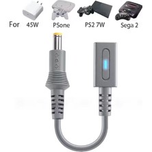 Konsol Plus Ps1 Ps2 70000 Sega Drive 2 Genesie 2 Için Şarj Kablosu Çevirici Type-C Dönüştürücü