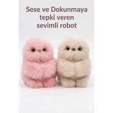 Vattara Mirumi Pembe Şarjlı Orijinal Ürün Akıllı Peluş Robot Çanta Charmı 1 Adet Karışık Renk Olarak Gönderilecektir