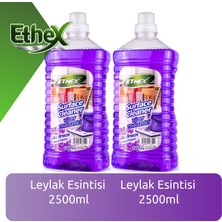 Ethex Leylak Esintisi Yüzey Temizleyici 2500 ml – Ferah Leylak Kokulu 2 Adet