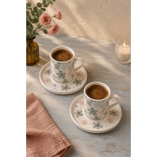 Tabak Evi Porselen Matisse Kahve Fincan Takımı 90CC 4 Parça 2 Kişilik