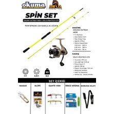 Oslo Hightech 270CM 5-55GR Okuma Outrax 4000 Spin Olta Seti