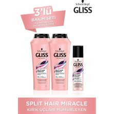 Gliss Split Hair Miracle Şampuan 500 ml x 2 Adet + Split Hair Miracle Sıvı Saç Kremi 200 ml