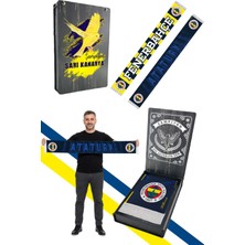 Fenerbahçe Unısex Atatürk Şal Uv Kutu Hediyeli