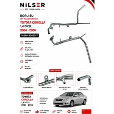 Ns Nilser Auto Parts Toyota Corolla Bypass Borusu 2004-2006 1.4