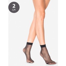Bidigago Kadın Fit 15 2\\\'li Soket Çorap