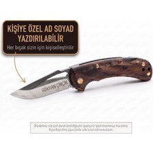 Bıçak Deposu Defterdar Kişiye Özel Isim Yazılı N690 Çelik Çakı - 15.5 cm