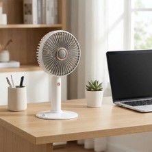 Hobilinka  3 Kademeli Masaüstü Fan – Telefon Tutuculu Standlı Taşınabilir Mini Fan ZB161