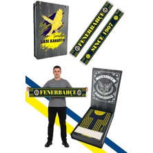 Fenerbahçe Unısex Since 1907 Şal Uv Kutu Hediyeli