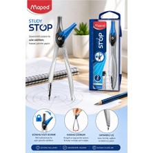 ArtMaster Mavi Metal Pergel Stop Uçlu 1 Adet Maped Study Stop 195110 Pergel Çizim Matematik Geometri Mimari Proje