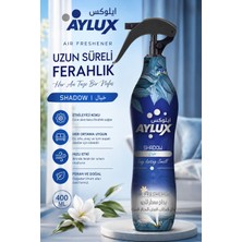Aylux Shadow Oda Parfümü, Tekstil Parfümü, Hava Ferahlatıcı, Koku Giderici Ve Araç Kokusu 400 ML