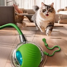 Şarjlı Kedi Topu Işıklı Hareketli 3 Modlu Kedi Oyuncağı C02