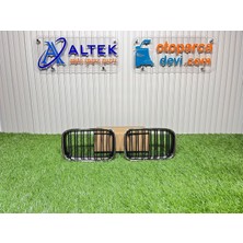 Altek E36 Panjur Krom/siyah Çift Çıtalı (92-96)
