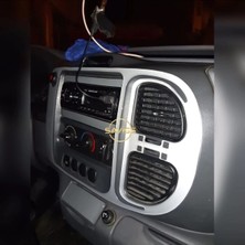 FD Damla Etiket Ford Transit 3 Full Set Gümüş Gritorpido Trim Maun Kaplama, Konsol Kaplama (Gümüş Gri)