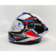 mt Thunder 4 R Sv Luminance A7 Parlak Renk - Şefaf Vizörlü Kask - Iç Güneş Vizörlü