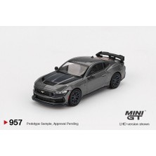Mını Gt Mini Gt 164 Ford Mustang Dark Horse 2024 Carbonized Gray MGT00957-BL