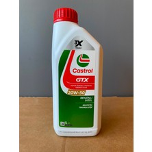 Castrol Gtx 20W-50 Sentetik 1 Litre Motor Yağı Taze Üretim (06/2026 Üretim)