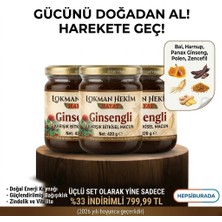 3 x 420 gr Panax Ginsengli Karışık Bitkisel Macun Lokman Hekim Hayat