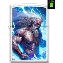Zippo Renkli Zeus Design Çakmak 49193-123539 Metal Yapı ile Şık Hediye Seçeneği