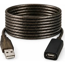 25 Metre USB Aktif Erkek/dişi High Speed Kablo Chipli Model Ara USB Uzatma Kablosu Extension