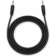 1.5 Metre 3.5 mm Aux Kablosu - Erkek Erkek Ses Aktarım ve Bağlantı Kablosu 3.5mm Jak Stereo Ses Kablosu - Kulaklık ve Hoparlör Aux Çevirici Kablo