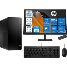 Hp Pro Tower 290 G9 Intel® Core™ I5-13500 64GB 2tb SSD Intel® UHD Graphics 770 Freedos +23.8" 100Hz Mon. Mini Tower Masaüstü Bilgisayar M623Y0ETF24+ZETTAUSBBELLEK