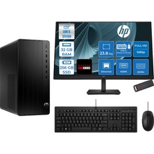 Hp Pro Tower 290 G9 Intel® Core™ I5-13500 32GB 256GB SSD 4GB/RX550 Freedos +23.8" 100Hz Mon. Mini Tower Masaüstü Bilgisayar M623Y0ET27F11+ZETTAUSBBELLEK